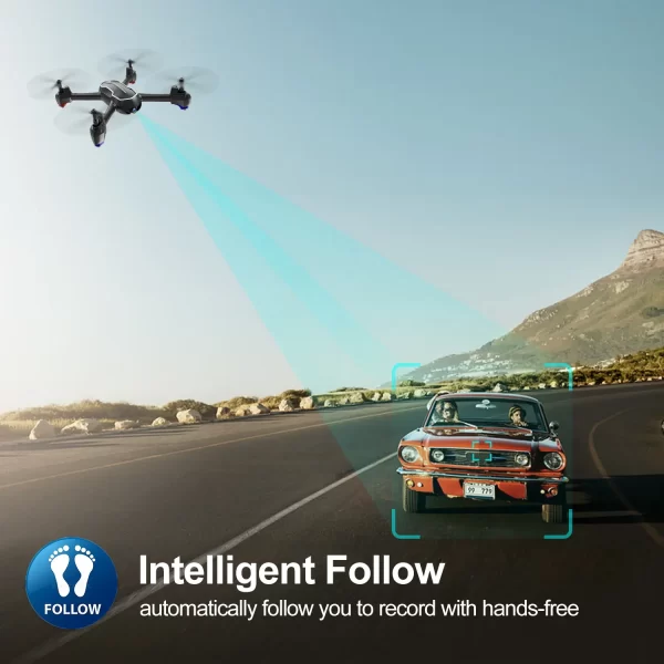 Loolinn | GPS Drone with Camera HD 1080p for Adults and Beginners, FPV Drones RC Quadcopter with GPS Auto Return / 32 minutes Flight Time (Two Batteries Included) - Image 5