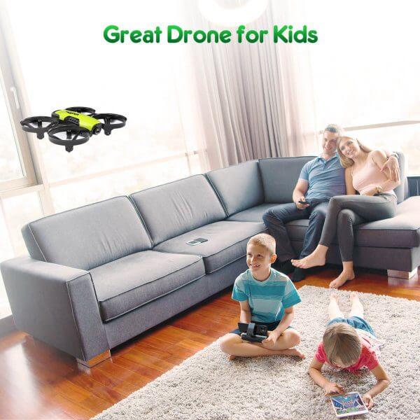 Loolinn | Drone for kids with camera- Mini Drone, FPV Real-Time Transmission Photos and Videos | Adjustable camera, RC Quadcopter with Three Batteries (Gift idea) - Image 3