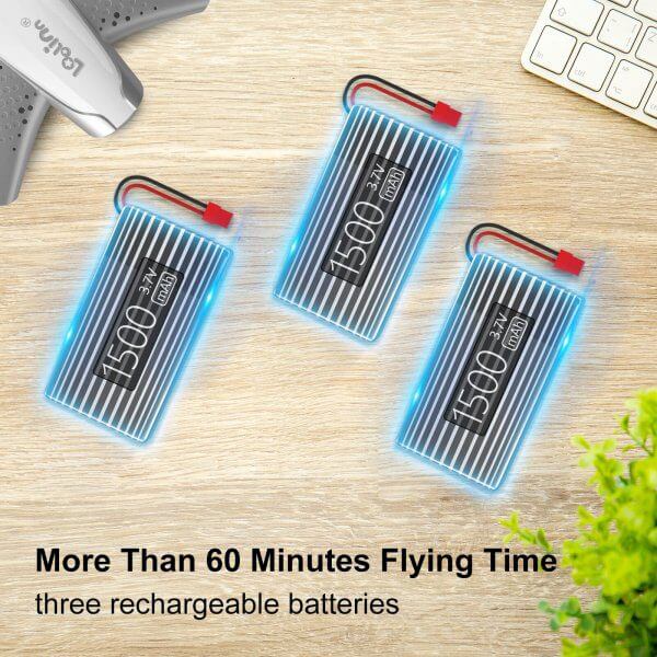 Loolinn | Drone with Optical Flow Positioning Technology - 60 Minutes Long Flight Time/Very Stable Flight/FPV HD Videos & Photos - Drone with Camera designed for Kids over 10 Years Old - Image 5
