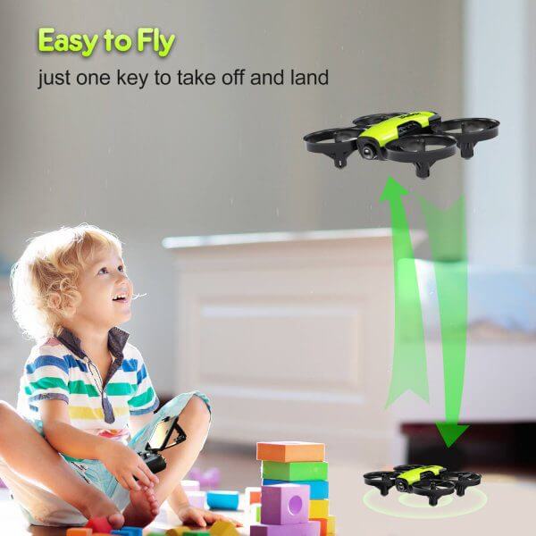 Loolinn | Drone for kids with camera- Mini Drone, FPV Real-Time Transmission Photos and Videos | Adjustable camera, RC Quadcopter with Three Batteries (Gift idea) - Image 8