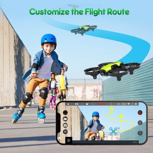 Loolinn | Drone for kids with camera- Mini Drone, FPV Real-Time Transmission Photos and Videos | Adjustable camera, RC Quadcopter with Three Batteries (Gift idea) - Image 9