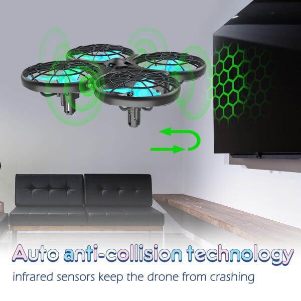 Loolinn | Drone for Kids Gift - RC Drone, Mini Drones with Auto Anti-Collision Technology / 360° Flip/Hand-Controlled Mode / 14 Minutes Flight Time (Gift for Kids) - Image 3