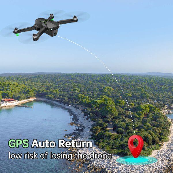 Loolinn | Drone with Camera 4K - Under 250 grams, 50 minutes Flight Time, Two Batteries, 4K Photos, 2K Videos, GPS Intelligent Return, Follow Me - Drones with Camera for Beginners - Image 4