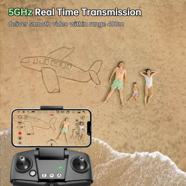 Loolinn | Drone with Camera 4K - Under 250 grams, 50 minutes Flight Time, Two Batteries, 4K Photos, 2K Videos, GPS Intelligent Return, Follow Me - Drones with Camera for Beginners - Image 7