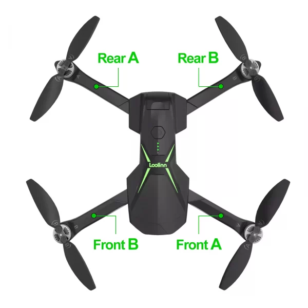 One Set Original Replacement Arm with Motors for Loolinn Z6 Pro Drone - Image 2
