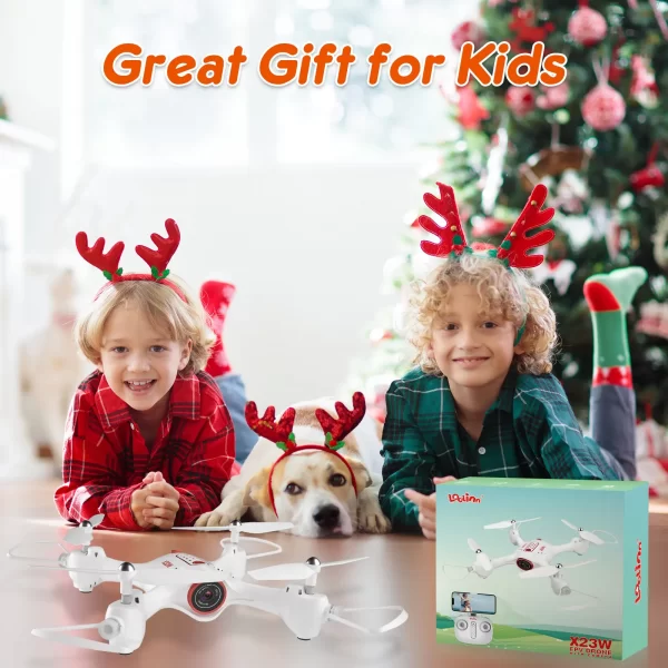 Loolinn | Drone with Camera - Drone for Kids, FPV Real-Time Transmission Photos and Videos, So Easy to Fly, Kids Toy Drone (Gift for Boys and Girls) - Image 2