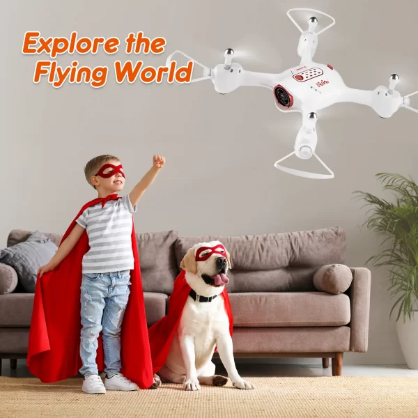 Loolinn | Drone with Camera - Drone for Kids, FPV Real-Time Transmission Photos and Videos, So Easy to Fly, Kids Toy Drone (Gift for Boys and Girls) - Image 7